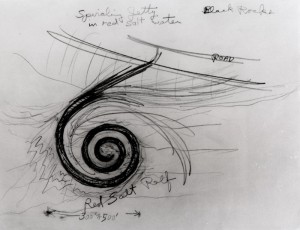 Spiral Jetty sketch