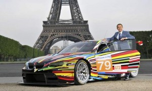Koons with his Art Car
