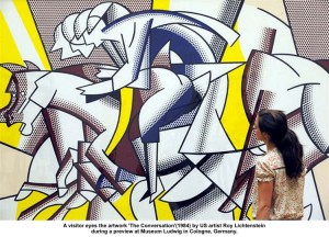 Roy Lichtenstein's "The Conversation"