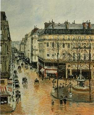 Pissarro, "Rue Saint Honore"